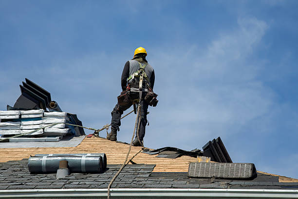 Professional Roofing technician working in Cambridge, MD